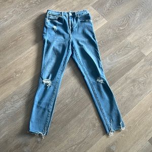 Express high rise ultrahyper stretch.